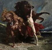 Henri Regnault Automedon with the Horses of Achilles USA oil painting artist